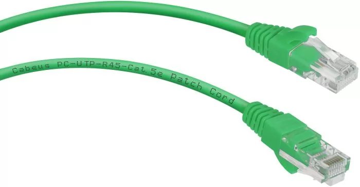 Cabeus PC-UTP-RJ45-Cat.5e-3m-GN