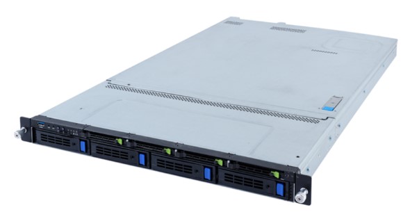 Серверная платформа 1U GIGABYTE R182-M80 (2*LGA4189, C621A, 32*DDR4 (3200), 4*3.5'/2.5 SATA/SAS HS, 4*2.5 NVMe/SATA/SAS HS, 2*PCIE, 2*Glan, Mlan, VG полка qtech qsrv 224 dc расширения sas 2u dual sbb 3 0 24 2 5 sas 3 0 hdd 1 8644 input 2 8644 output csl 4 ses 2 550w ac 1 1
