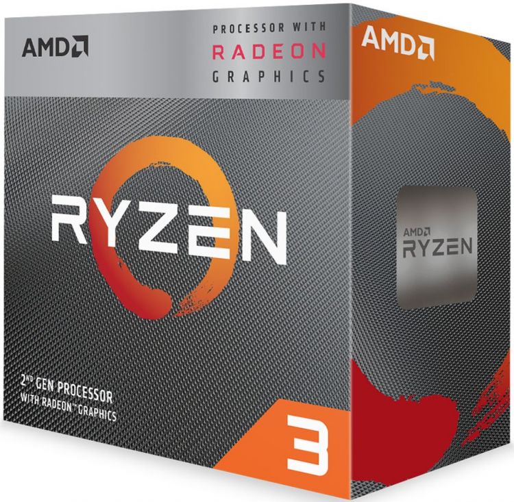 Процессор AMD Ryzen 3 3200G YD3200C5FHBOX Picasso 4C/4T 4GHz (AM4, L3 4MB, 65W, 12nm, Radeon Vega 8) box with Wraith Spire cooler