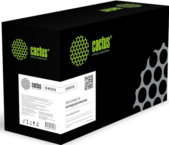 Картридж Cactus CS-W1331A лазерный черный (5000стр.) для HP Laser 408dn/MFP 432fdn