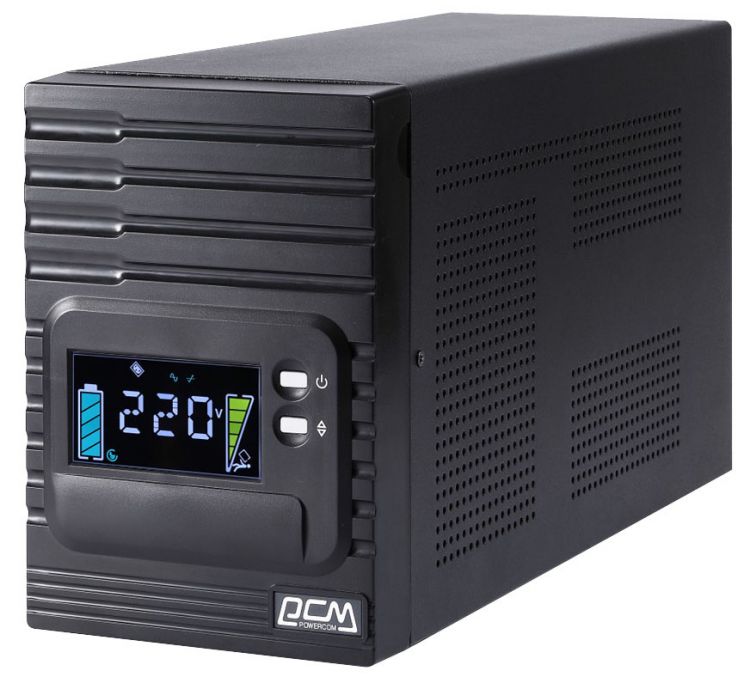 Источник бесперебойного питания Powercom SMART KING PRO+ SPT-2000-II LCD 2000 ВА/1600 Вт, 220 В 27884