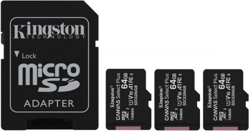 

Карта памяти 64GB Kingston Canvas Select Plus, Canvas Select Plus