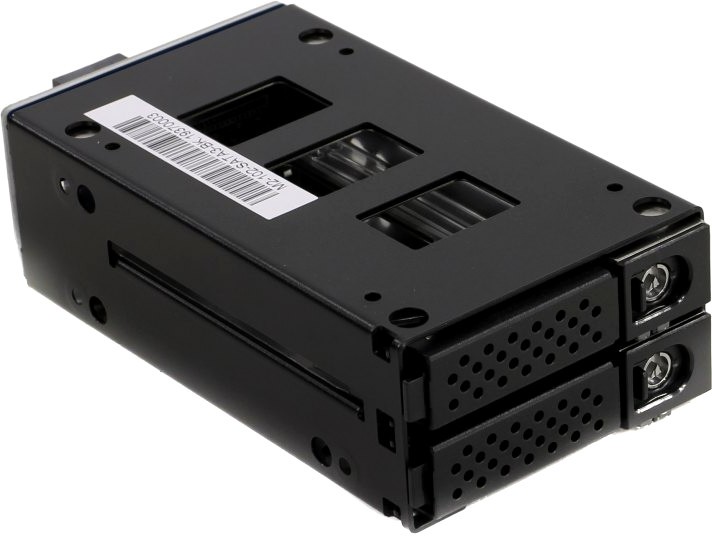 

Корзина Procase M2-102-SATA3-BK 2хSATA3/SAS 12G, черный, с замком, hotswap mobie rack module for 2,5" HDD, M2-102-SATA3-BK