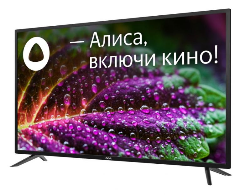 Телевизор BBK 40LEX-7249/FTS2C (B) LED 40" YaOS черный FULL HD 60Hz DVB-T2 DVB-C DVB-S2 USB WiFi Smart TV (RUS)