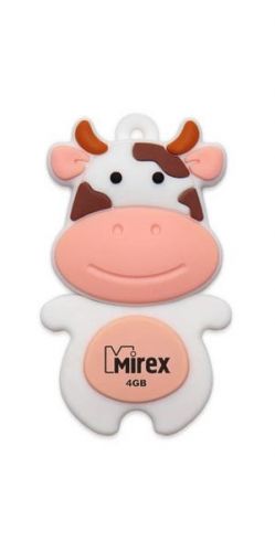 

Накопитель USB 2.0 4GB Mirex COW PEACH, COW PEACH