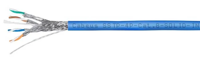 фото Cabeus SSTP-4P-Cat.8-SOLID-IN-LSZH-BL-100