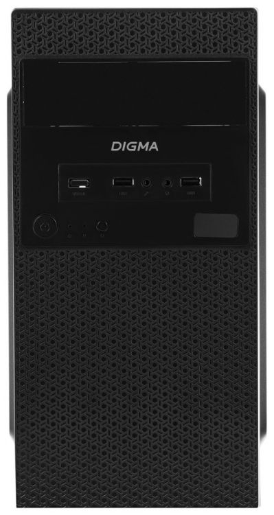 

Корпус mATX Digma DC-MATX103-U2 черный без БП mATX 1x80mm 2x120mm 2xUSB2.0 audio, DC-MATX103-U2