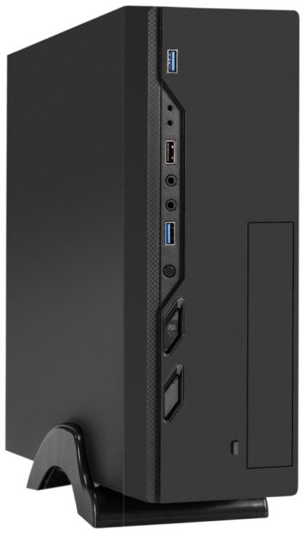 Корпус mATX Exegate MI-208U2/M400 EX296296RUS черный, БП 400W, 2*USB 3.2, USB 2.0, audio