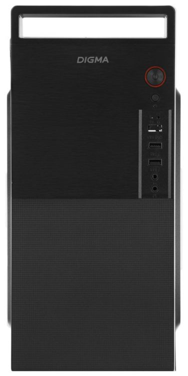 

Корпус mATX Digma DC-MATX101-U2 черный без БП mATX 1x80mm 2x120mm 2xUSB2.0 audio, DC-MATX101-U2