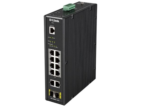 

Коммутатор управляемый D-link DIS-200G-12PS/A2A 10x10/100/1000Base-T (8 портов PoE 802.3af/at, PoE бюджет до 240Вт), 2x1000Base-X SFP, L2, DIS-200G-12PS/A2A