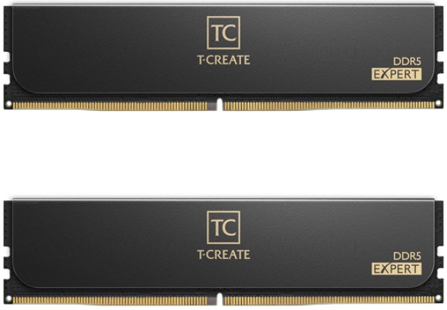 Модуль памяти DDR5 32GB (2*16GB) Team Group CTCED532G7200HC34ADC01 T-Create Expert PC5-57600 7200MHz CL34 1.4V black - фото 1