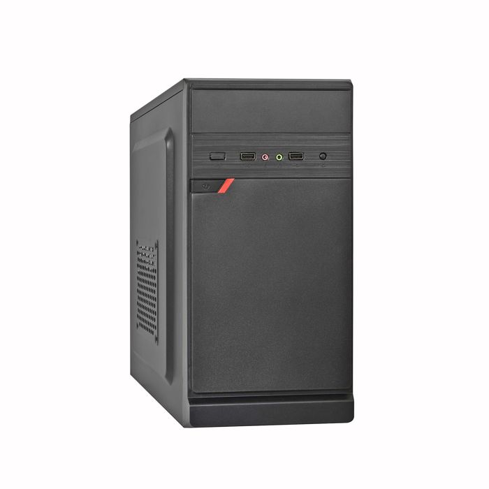 

Корпус mATX Exegate BAA-106-400W-8 черный, БП 400Вт AAA400 с вент. 8см, 2*USB, аудио, BAA-106-400W-8