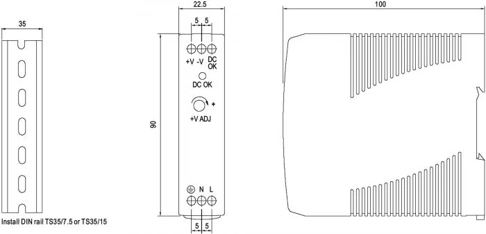 Mean Well MDR-10-15