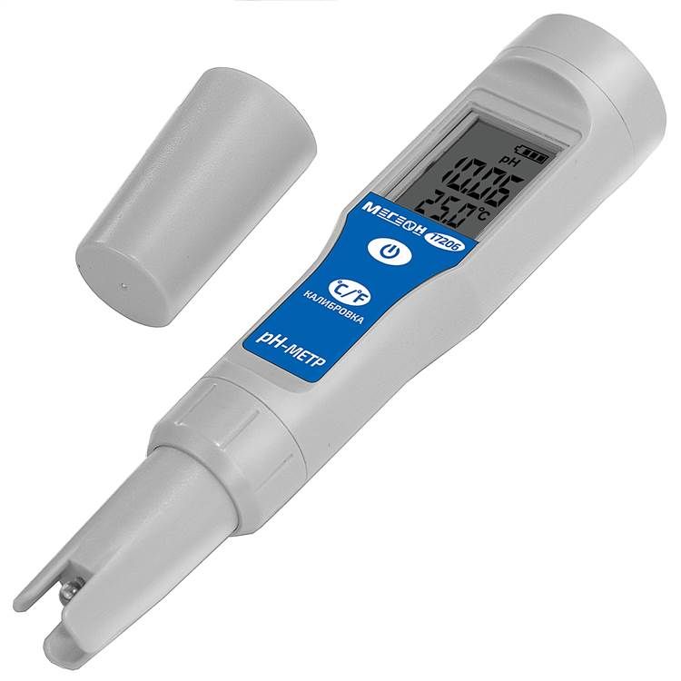 Измеритель pH жидкостей МЕГЕОН 17206 (pH - метр), цифровой промышленный онлайн цифровой ph контроллер анализатор ph orp метр