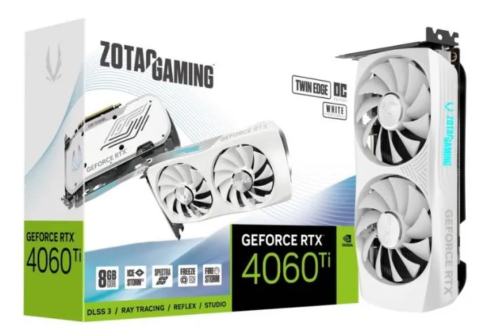 Zotac GeForce RTX 4060 Ti TWIN EDGE OC WHITE ED