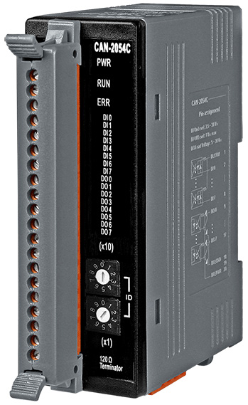 

Модуль ICP DAS CAN-2054C CR CANopen module of 8-channel DI and DO, CAN-2054C CR