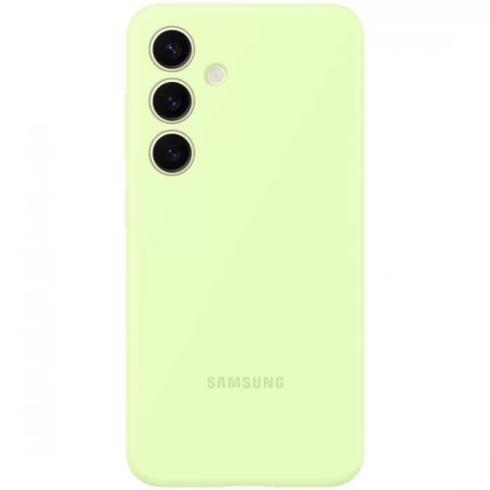 Samsung Samsung Silicone Case для Galaxy S24 Light Green