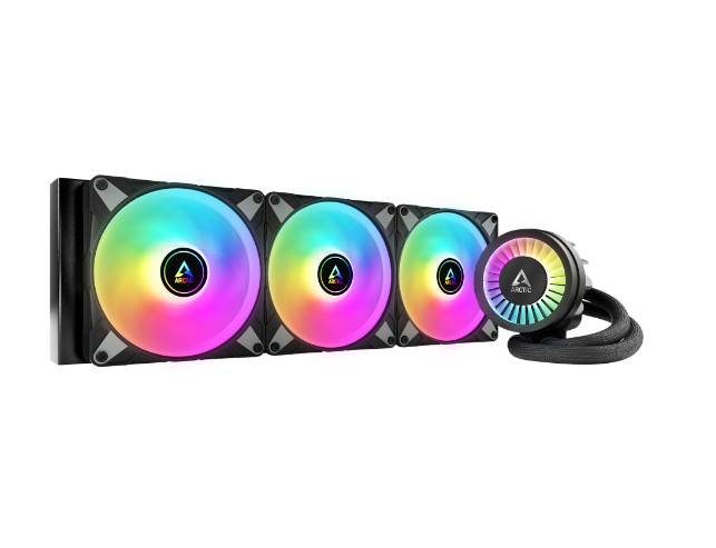 Система охлаждения жидкостная ARCTIC Liquid Freezer III 420 A-RGB ACFRE00145A LGA1700/AM5/AM4 (3*140mm fan, 200-1700rpm, 72.8CFM, 4 pin PWM, black)