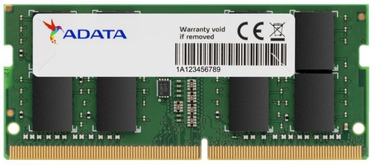 Модуль памяти SODIMM DDR4 8GB ADATA AD4S26668G19-SGN Premier PC4-21300 2666MHz CL19 1.2V - фото 1
