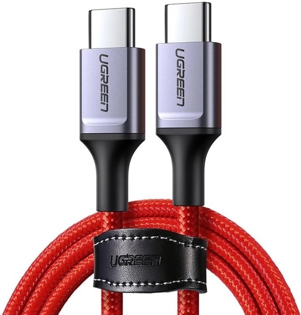 

Кабель UGREEN US294 60186 USB 2.0 Type C Male to Male, 1м, цвет: красный, US294