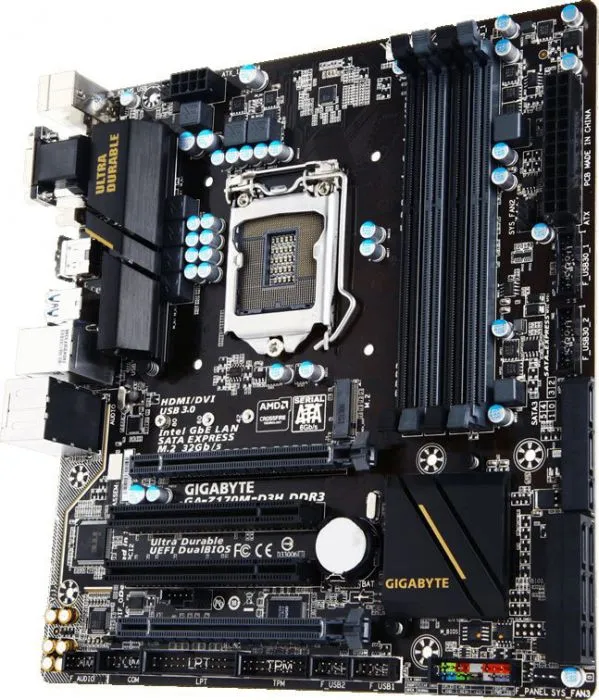 GIGABYTE GA-Z170M-D3H DDR3