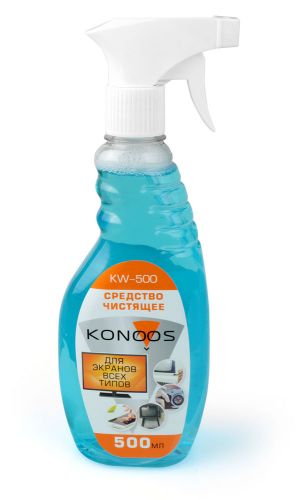 Средство чистящее Konoos KW-500 для очистки экранов мониторов/телевизоров/стеклянных, оптических пов