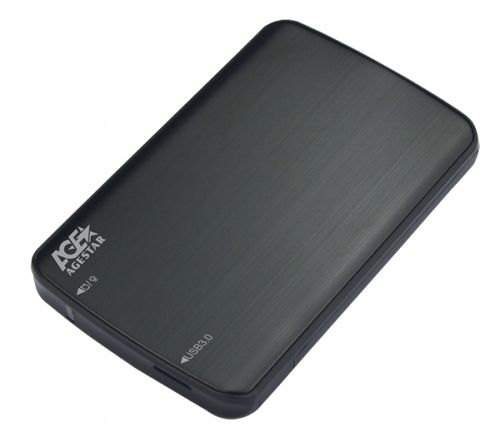Внешний корпус для HDD SATA 2.5” AgeStar 3UB2A12-6G (BLACK) для HDD/SSD SATA 6Gb/s 2.5