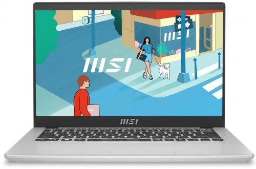 

Ноутбук MSI Modern 14 C13M-1088RU 9S7-14J111-1088 i5-1335U/16GB/512GB SSD/Iris Xe graphics/14" FHD IPS/WiFi/BT/cam/Win11Pro/urban silver, Modern 14 C13M-1088RU