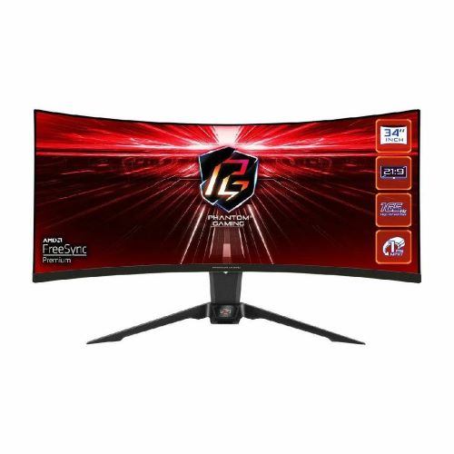 

Монитор 34" ASRock Phantom Gaming PG34WQ15R2B 3440x1440, 1 мс, 550 cd/m, 3000:1, 178°/178°, VA, 165Hz, 2*HDMI, DP, HDR400, MM, Curved 1500R, Height ad, Phantom Gaming PG34WQ15R2B