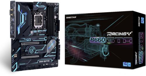 Материнская плата ATX Biostar B660GTA (LGA1700, B660, 4*DDR4(5000), 8*SATA 6G RAID, 3*M.2, 5*PCIE, 7