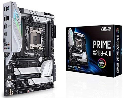 Материнская плата ATX ASUS PRIME X299-A II (LGA2066,X299,8*DDR4(4266),8*SATA 6G RAID,2*M.2,5*PCIE,7.