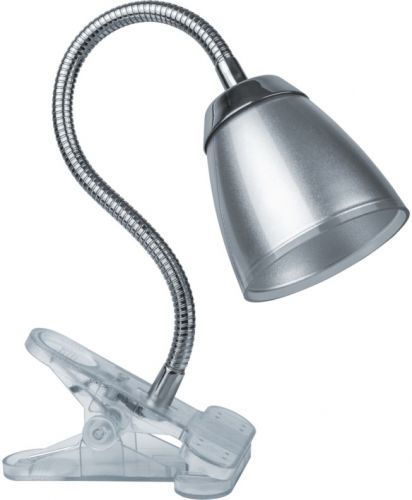 Светильник настольный Navigator NDF-C006-6W-4K-S-LED 6Вт, 100-240В, 4000К, 300лм, серебро, на прищеп, цвет серый