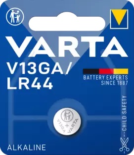 

Батарейка Varta ELECTRONICS G13/LR1154/LR44/357A/A76 BL1 Alkaline 1.5V (4276) (1/10/100), ELECTRONICS G13/LR1154/LR44/357A/A76