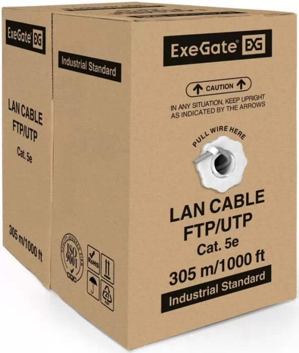 Exegate UTP4-C5e-CU-S24-IN-PVC-GY-305-FLUKE