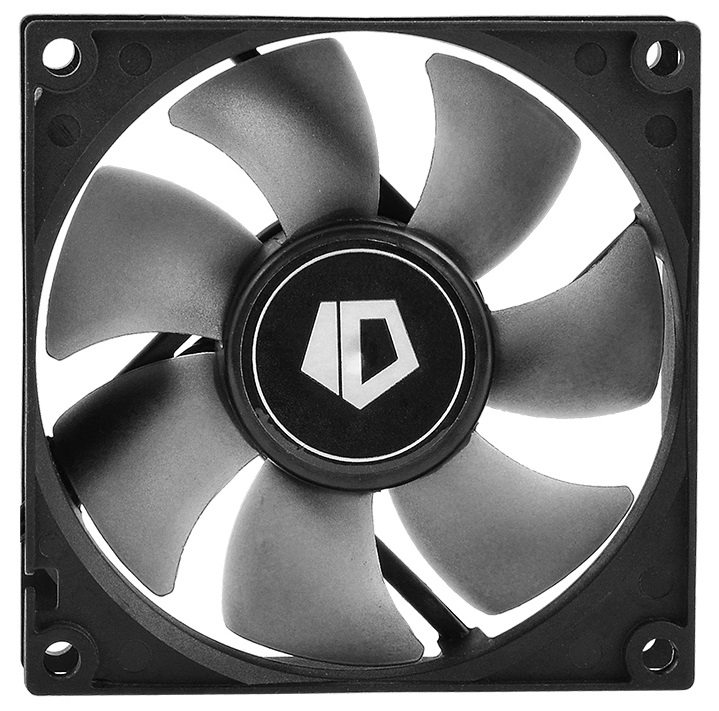 

Вентилятор для корпуса ID-Cooling NO-8025-SD 80x80x25мм (2000rpm, 21dBA, 25.5 CFM, 3pin, черный) BOX, NO-8025-SD