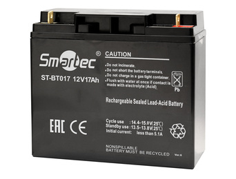 

Аккумулятор Smartec ST-BT017 12 В, 17 Ач, ST-BT017