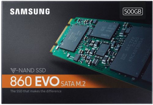 Накопитель SSD M.2 2280 Samsung MZ-N6E500BW 860 EVO 500GB V-NAND 3bit MLC SATA 6Gb/s 550/520MB/s 97K/88K IOPS MTBF 1.5M RTL - фото 4