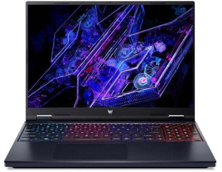 Ноутбук Acer Predator Helios Neo PHN16-72-72NX NH.QNNCD.001 i7-14700HX/16GB/1TB SSD/RTX 4060 8GB/16" WQXGA IPS/WiFi/BT/cam/Win11Home/black