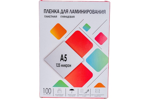 

Пленка ГЕЛЕОС LPA5-125 для ламинирования, А5, 154х216, 100шт, 125 мкм, LPA5-125