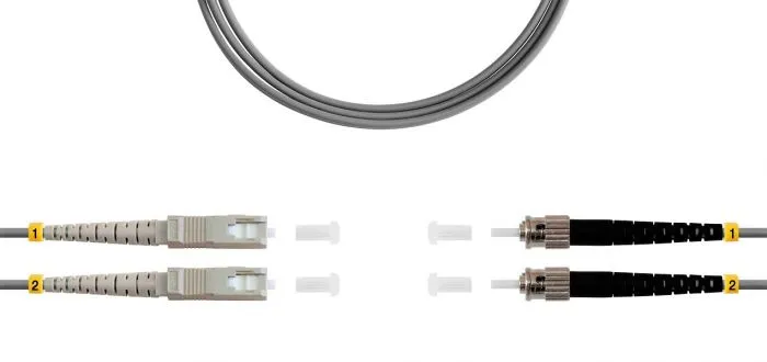 TELCORD ШОС-2x3.0-2SC/U-2ST/U-MM62-1м-LSZH-GY