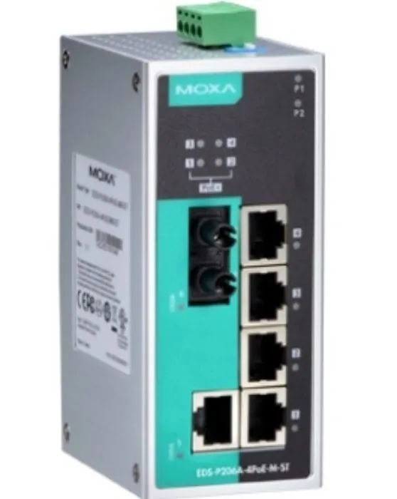 MOXA EDS-P206A-4PoE-M-ST