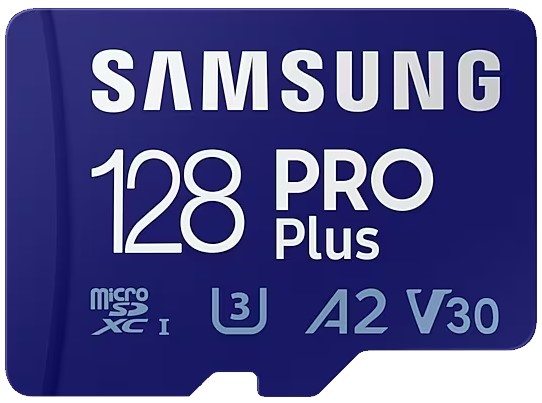 

Карта памяти MicroSDXC 128GB Samsung MB-MD128KA/APC PRO Plus U3 A2 V30 UHS-I + SD Adapter 160/120MB/, MB-MD128KA/APC