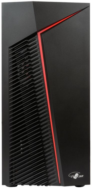 Корпус mATX Eurocase M202 ARGB черный без БП закаленное стекло USB 3.0