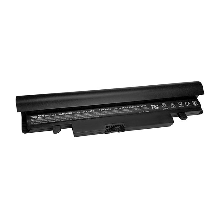 

Аккумулятор для ноутбука Samsung TopOn TOP-N150 N143, N145, N148, N150, N350 Series. 11.1V 4400mAh 49Wh. PN: AA-PB2VC6B, AA-PB3VC3B, TOP-N150