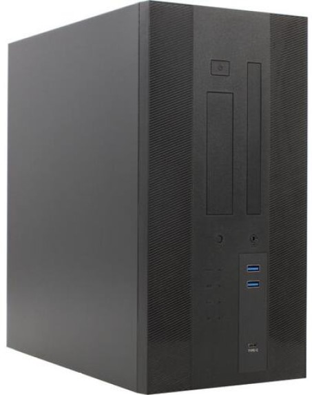 Корпус Powerman EK303BK черный, БП 450W, USB Type-C, 2*USB 3.0, audio