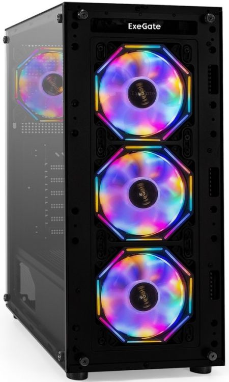 

Корпус ATX Exegate i3 BASE-NPX600 EX294978RUS черный, БП 600W, боковая панель из закаленного стекла, USB 3.2, 2*USB 2.0, audio, i3 BASE-NPX600