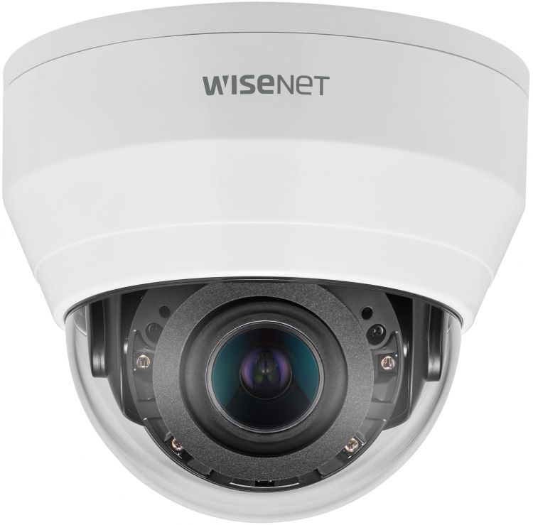 

Видеокамера IP Wisenet QND-8080R 5МП внутренняя купольная с функцией день-ночь (эл.мех. ИК фильтр) и ИК подсветкой до 20 м.; встроенный моторизованный, QND-8080R