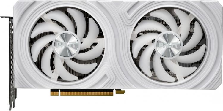 Видеокарта PCI-E Palit GeForce RTX 4070 Dual White (NED4070019K9-1047L) 192bit, 5nm, 1920/21000MHz, HDMI, 3*DP, HDCP, Ret