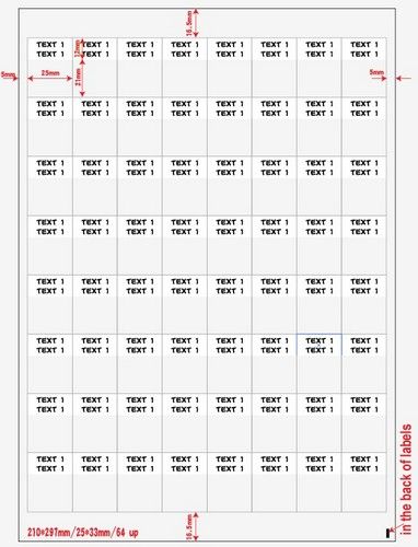 

Наклейка Hyperline WMBL-25x33-A4L-WH, WMBL-25x33-A4L-WH