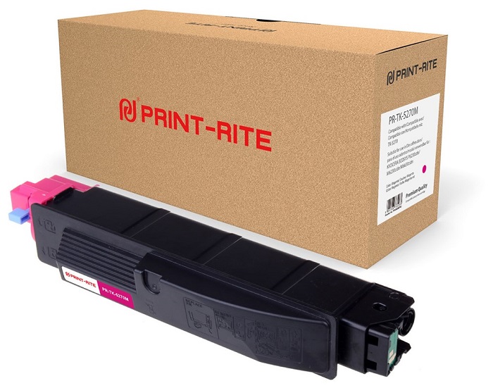 Картридж Print-Rite PR-TK-5270M TK-5270M пурпурный (6000стр.) для Kyocera Ecosys P6230cdn/M6230cidn/